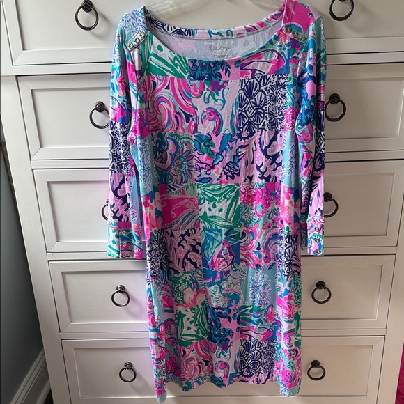 Lilly Pulitzer Sophie dress in Patch to Match - Picture 2 of 9